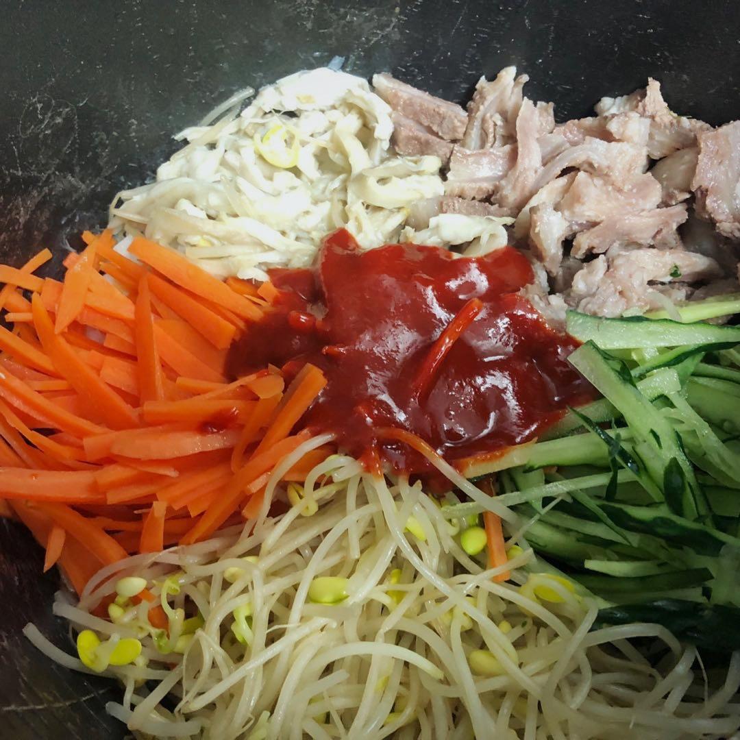 美味韩式拌饭