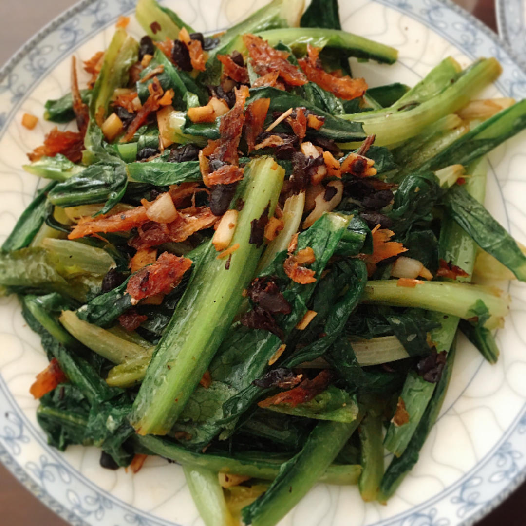 豆豉鲮鱼油麦菜