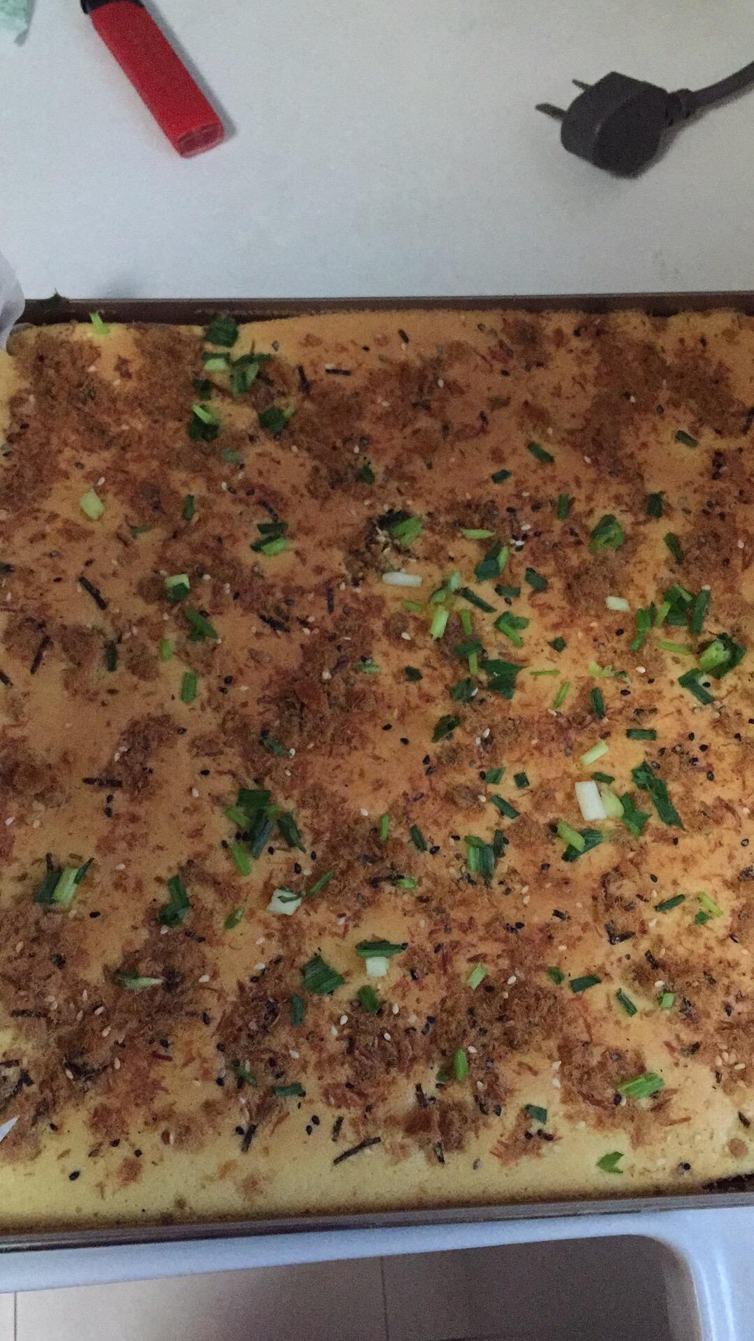 香葱肉松蛋糕卷