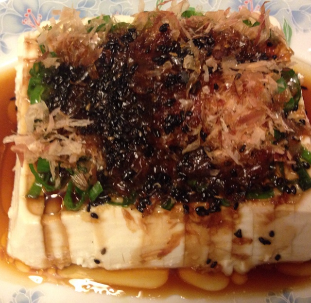 日式凉拌豆腐（冷や奴）