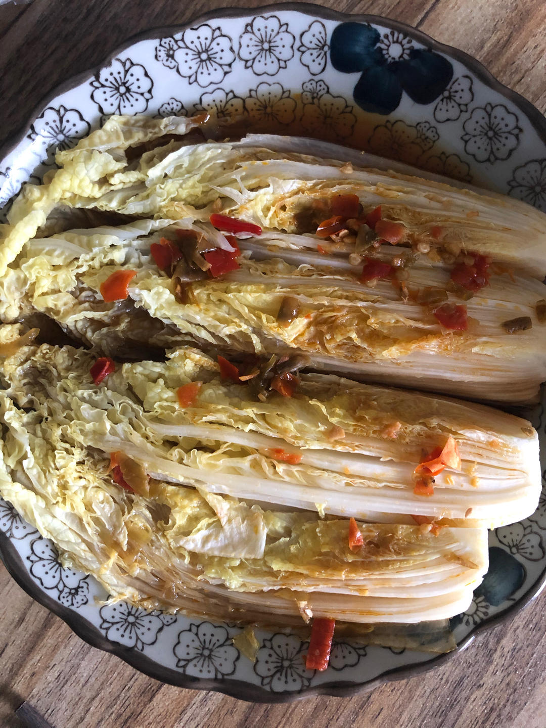 蒜蓉剁椒蒸黄心菜