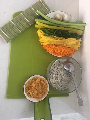 紫菜包饭蛋黄肉松版的做法 步骤4