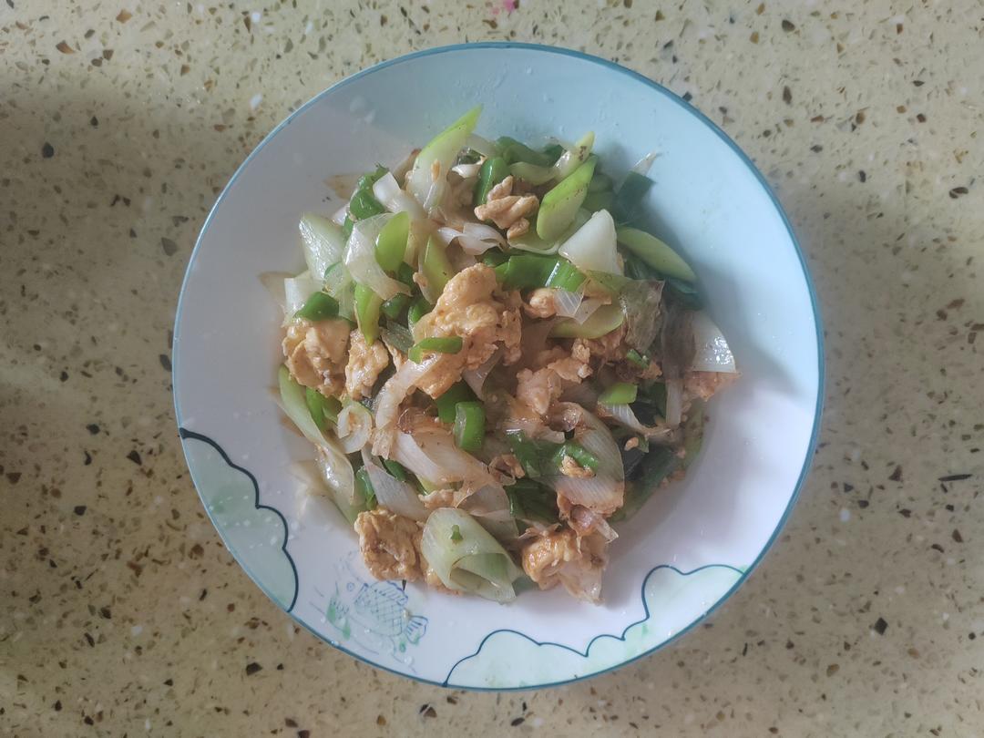 东北的大葱炒蛋