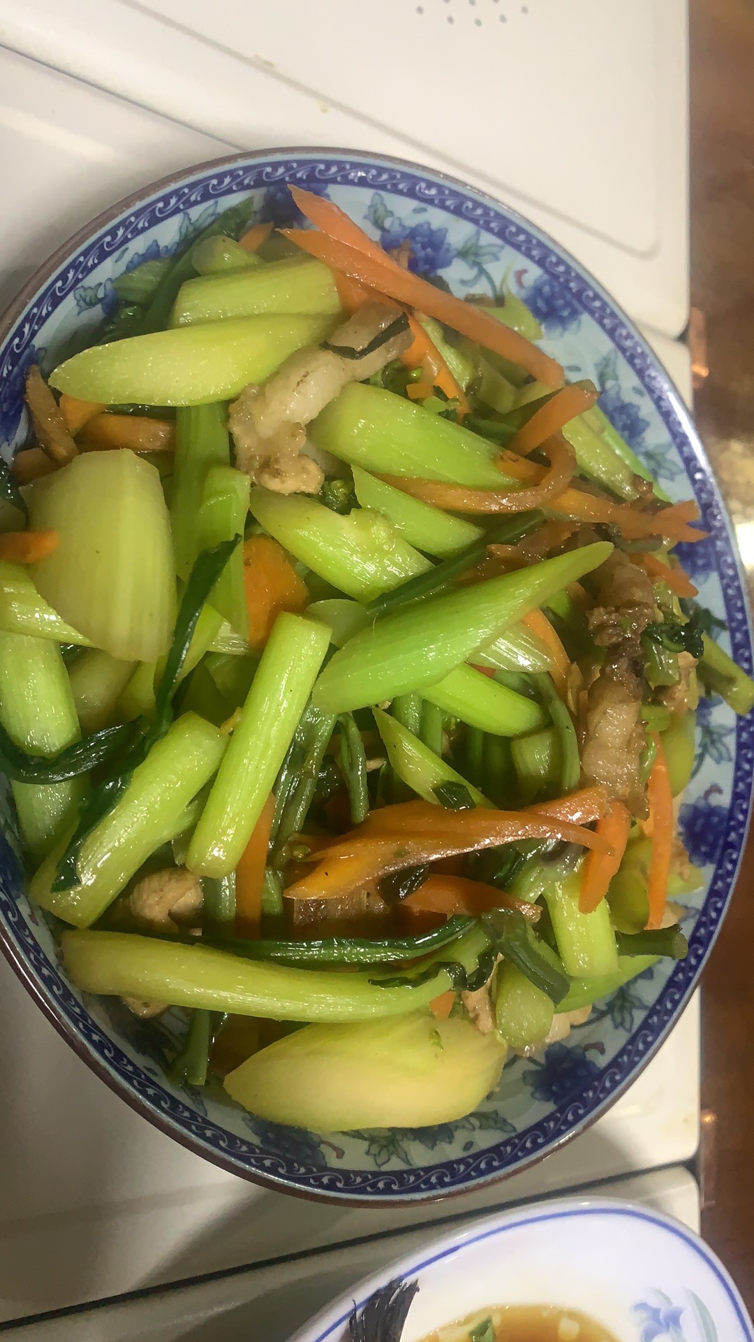 蕨菜炒肉丝