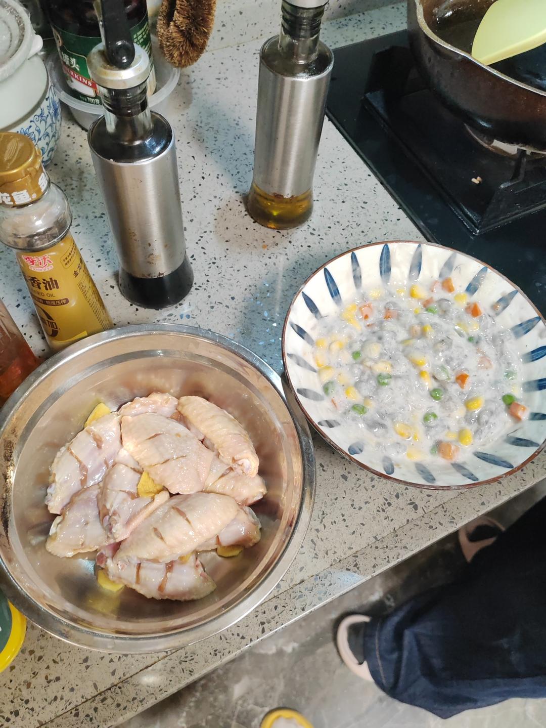 家常菜香煎虾饼