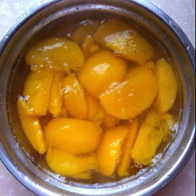 自制黄桃罐头