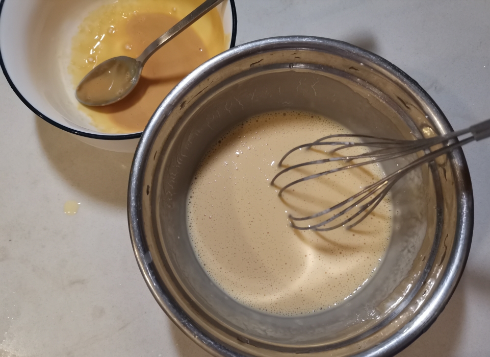 太妃组—太妃酸奶伪巴斯克烧焦芝士蛋糕的做法 步骤3
