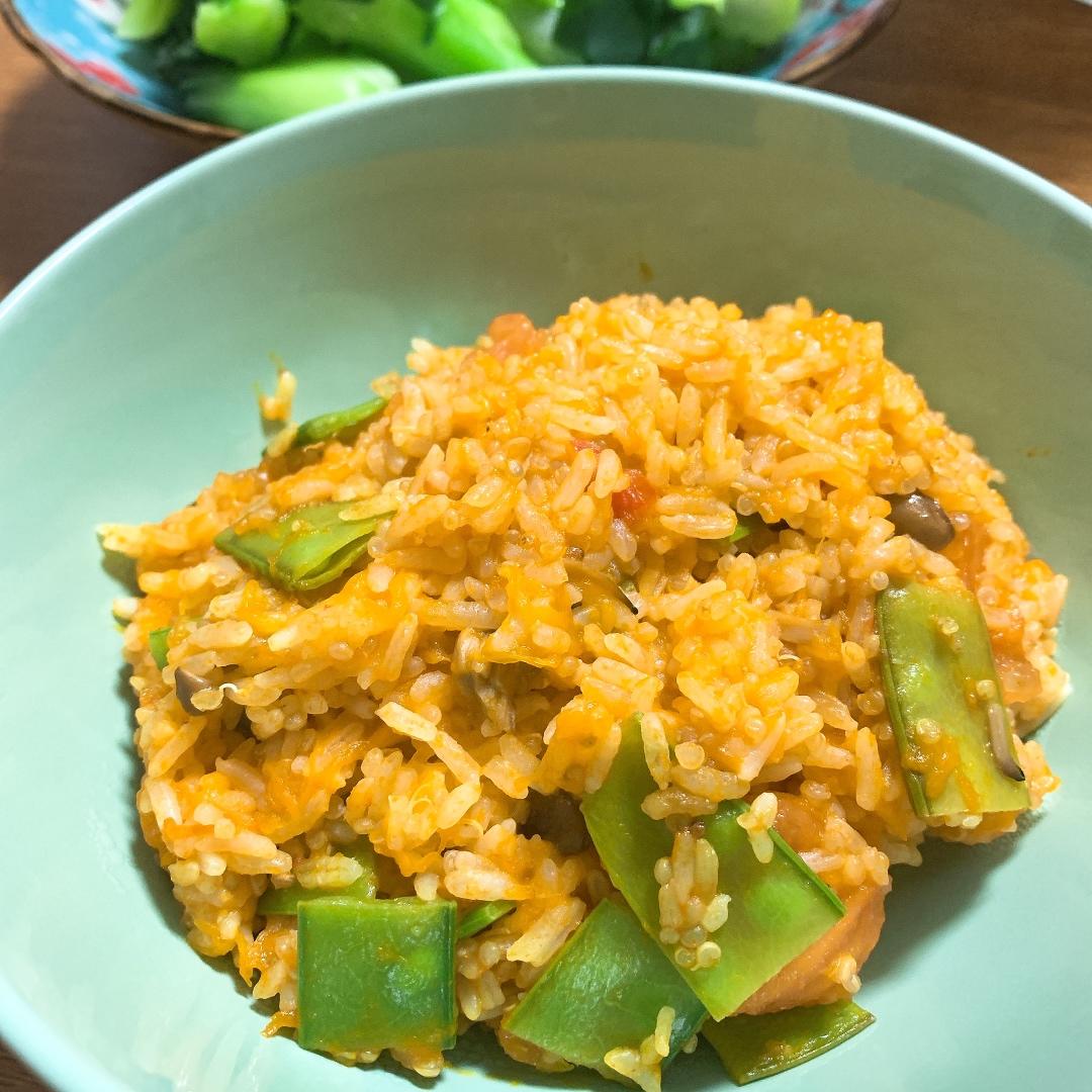 超乎意料之外&好吃的南瓜焖饭