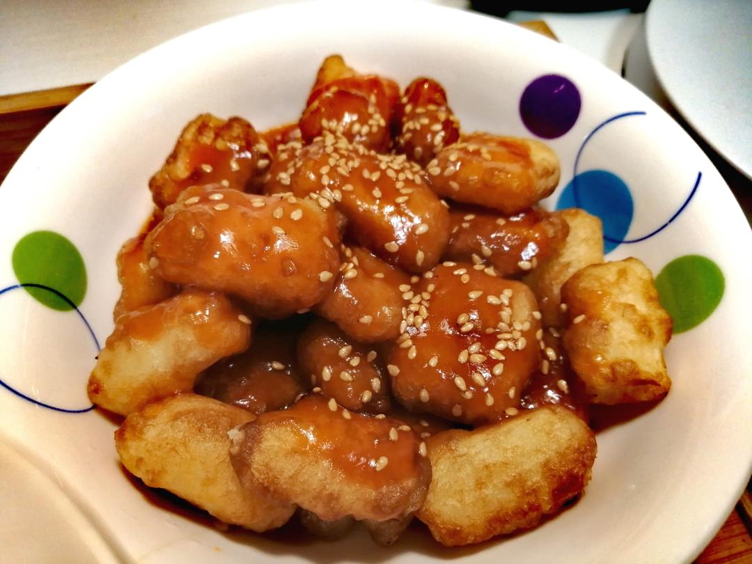 糖醋山药【超快手下饭】