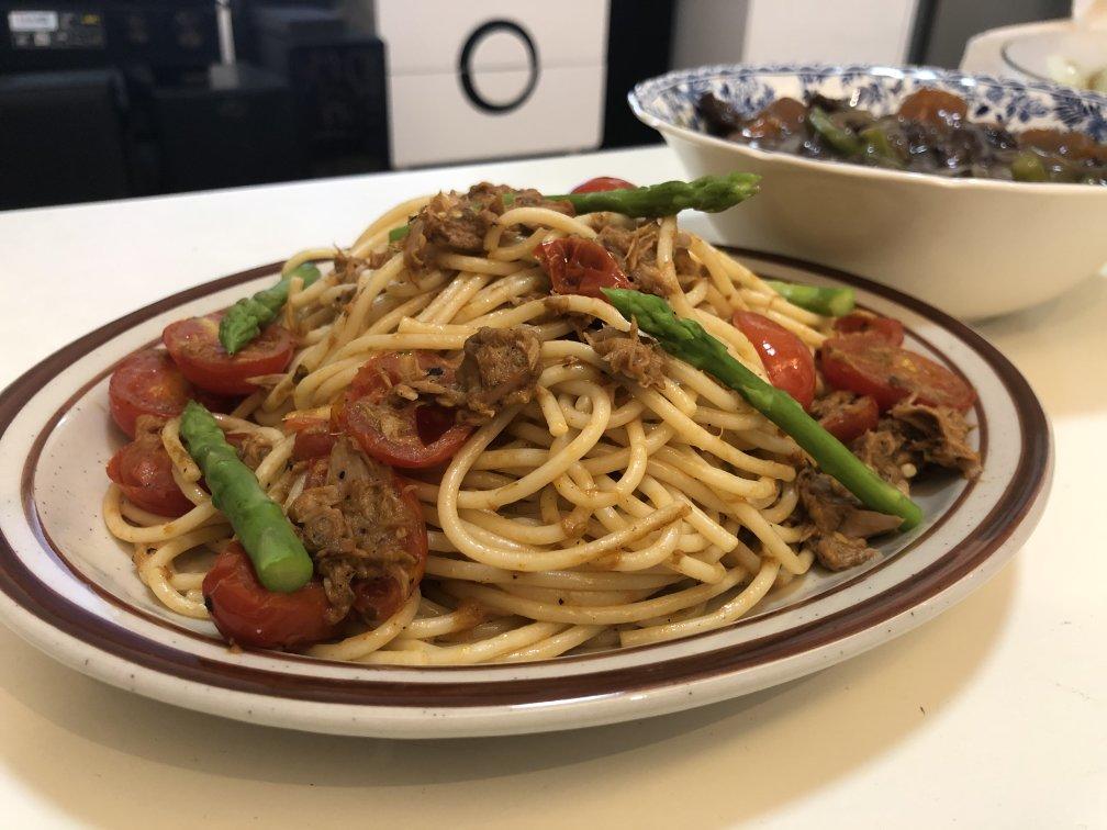 【食材包操作说明】金枪鱼烤番茄天使意面