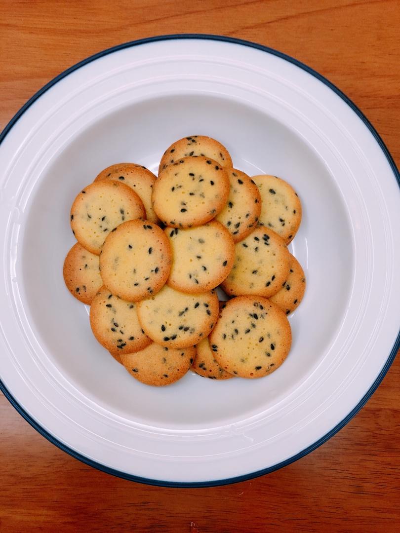黑芝麻小饼干