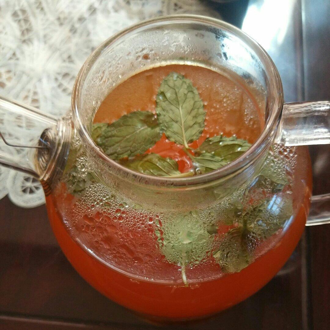 柠檬薄荷冰茶