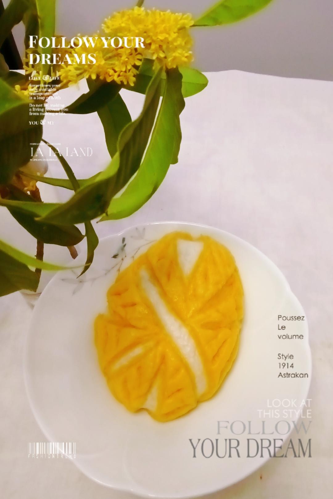 火龙果千叶馒头（割花Q） *花儿馒头291