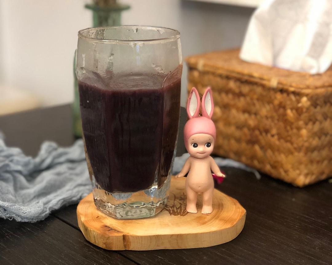 香醇的紫米米糊