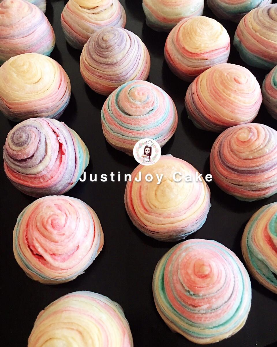 彩虹蛋黄酥（独角兽蛋黄酥）