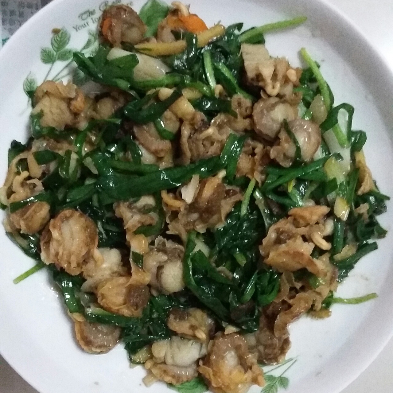 香炒裙边贝