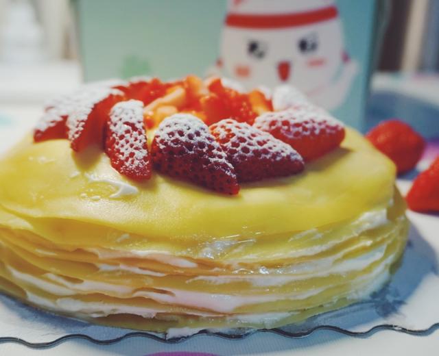 草莓千层蛋糕,超详细教程,一看必会!的做法