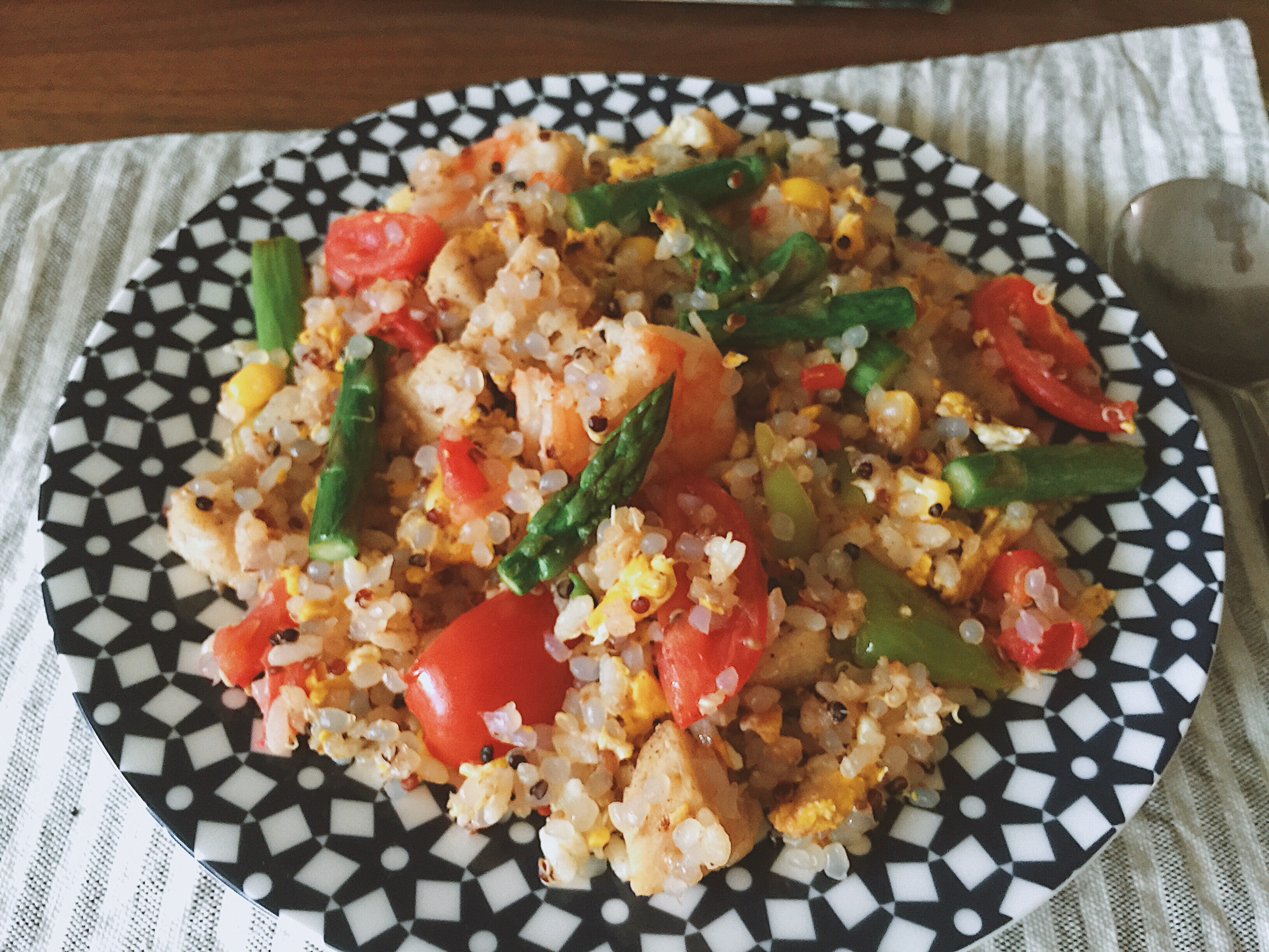 魔芋米炒饭（减脂餐）的做法