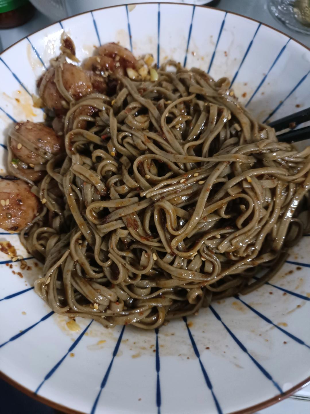 超好吃的凉拌面（荞麦面）