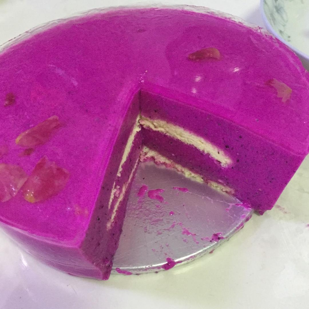 没有淡奶油的芒果慕斯蛋糕