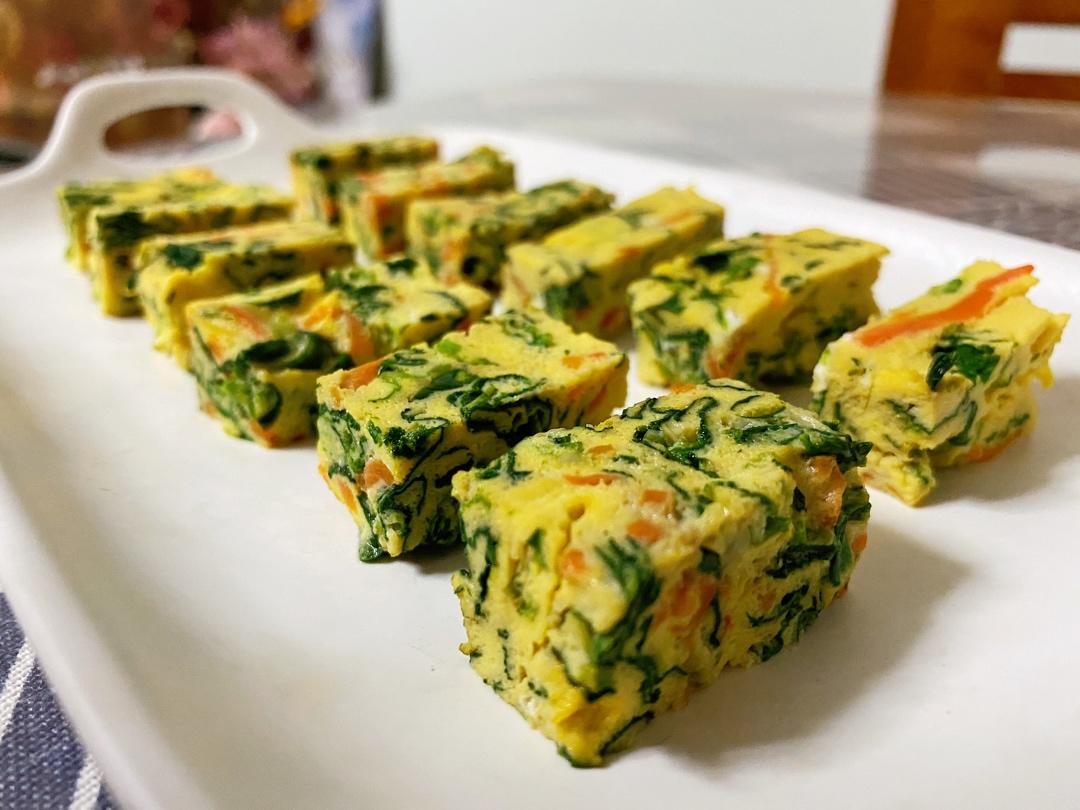 春天养肝：菠菜胡萝卜鸡蛋糕