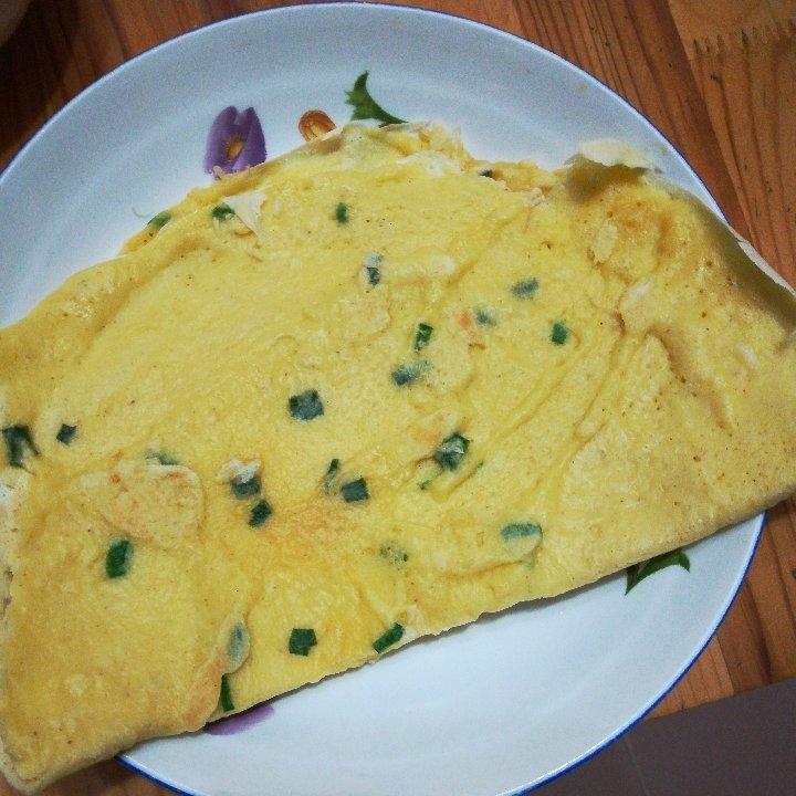 葱花鸡蛋饼