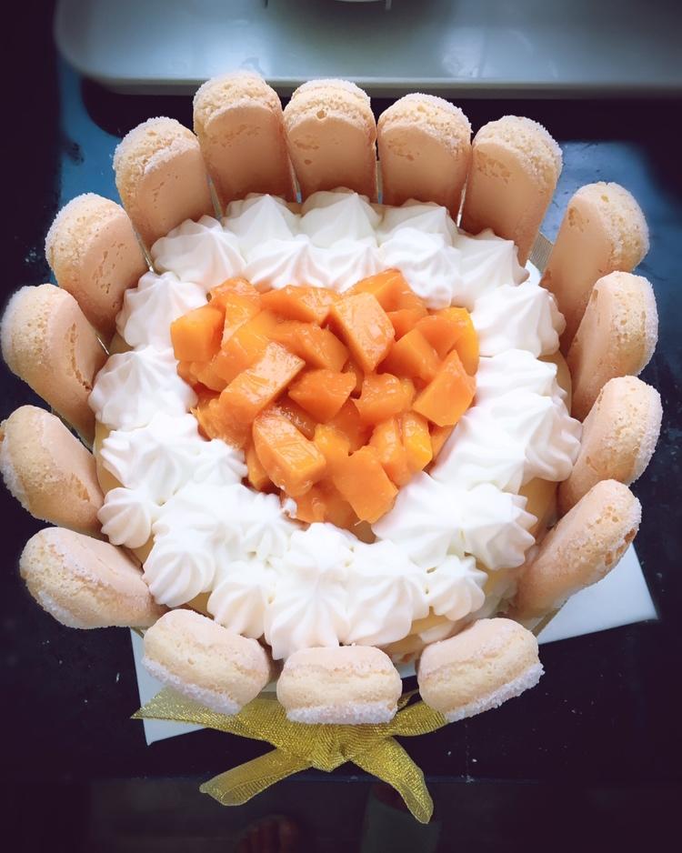 六寸芒果千层蛋糕