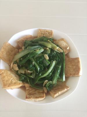 小白菜炒豆腐的做法 步骤5