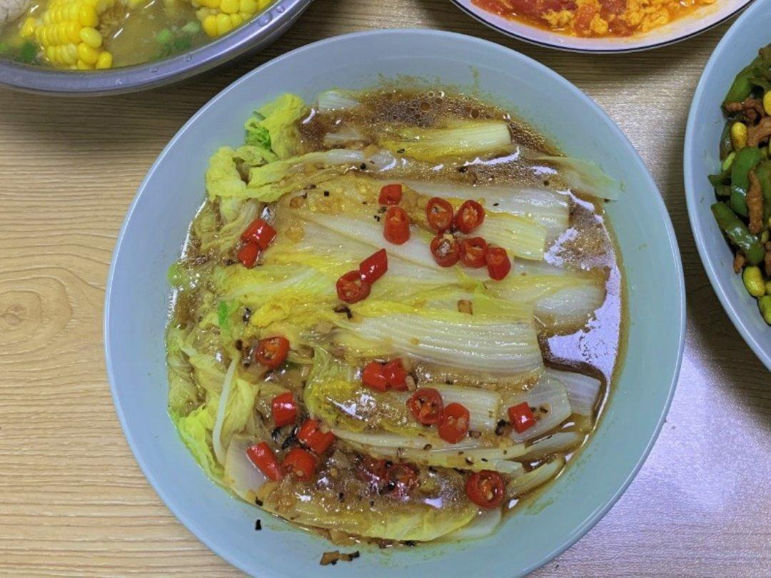 5分钟搞定‼️家常菜蒜香娃娃菜，巨好吃！