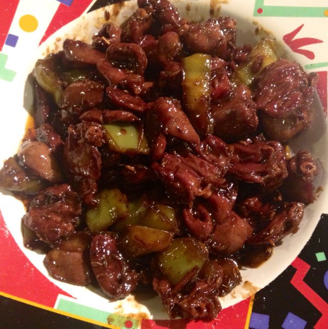 辣炒鸡心