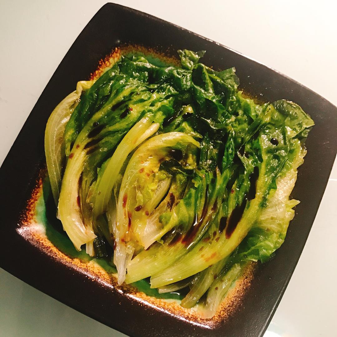 白灼生菜