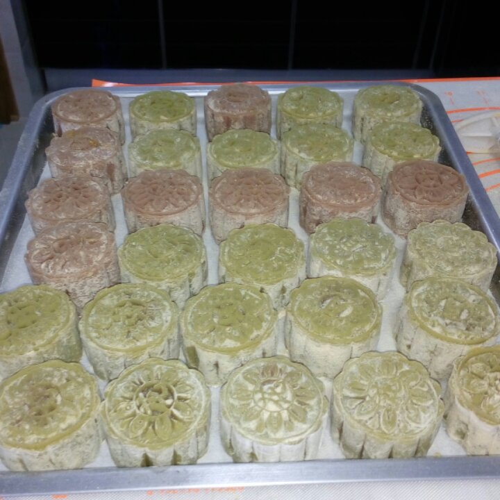 中秋｜清新的抹茶冰皮月饼🌿抹茶控必备‼️