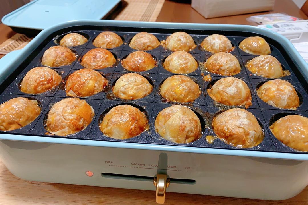 鲜虾玉米猪肉烧麦-馄饨皮版（Bruno多功能烧烤机）
