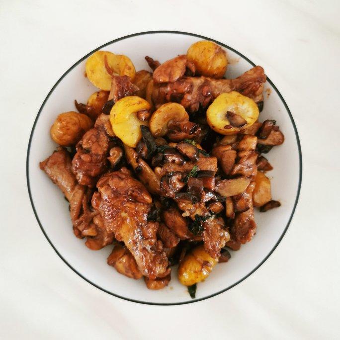 【栗子烧鸡】鸡肉都给你吃，栗子归我~