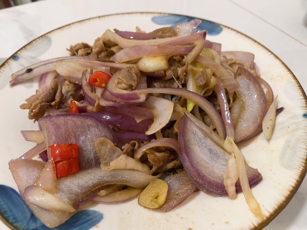 洋葱爆炒羊肉卷|冬日进补快手菜