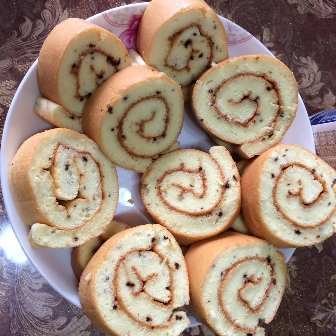 草莓酱蛋糕卷