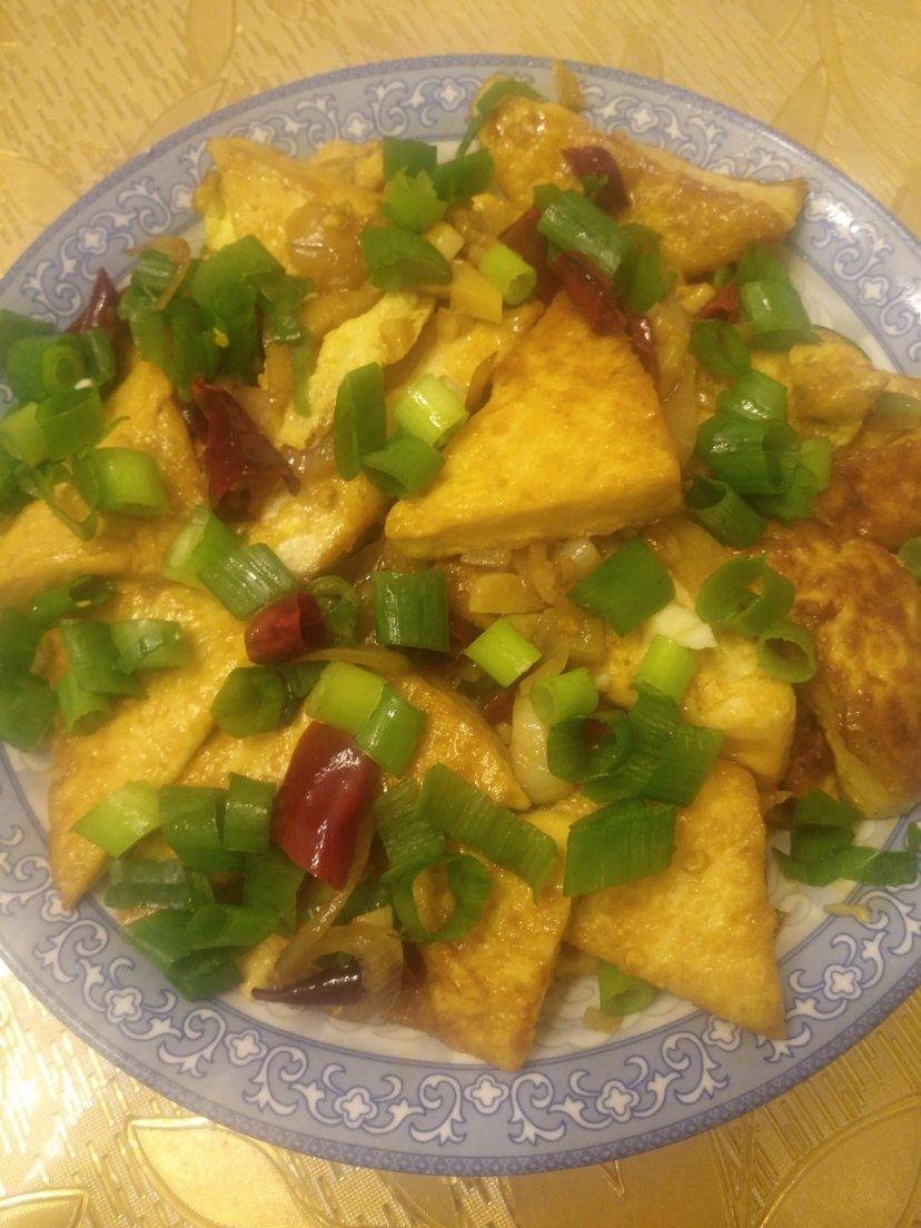 焖煎豆腐