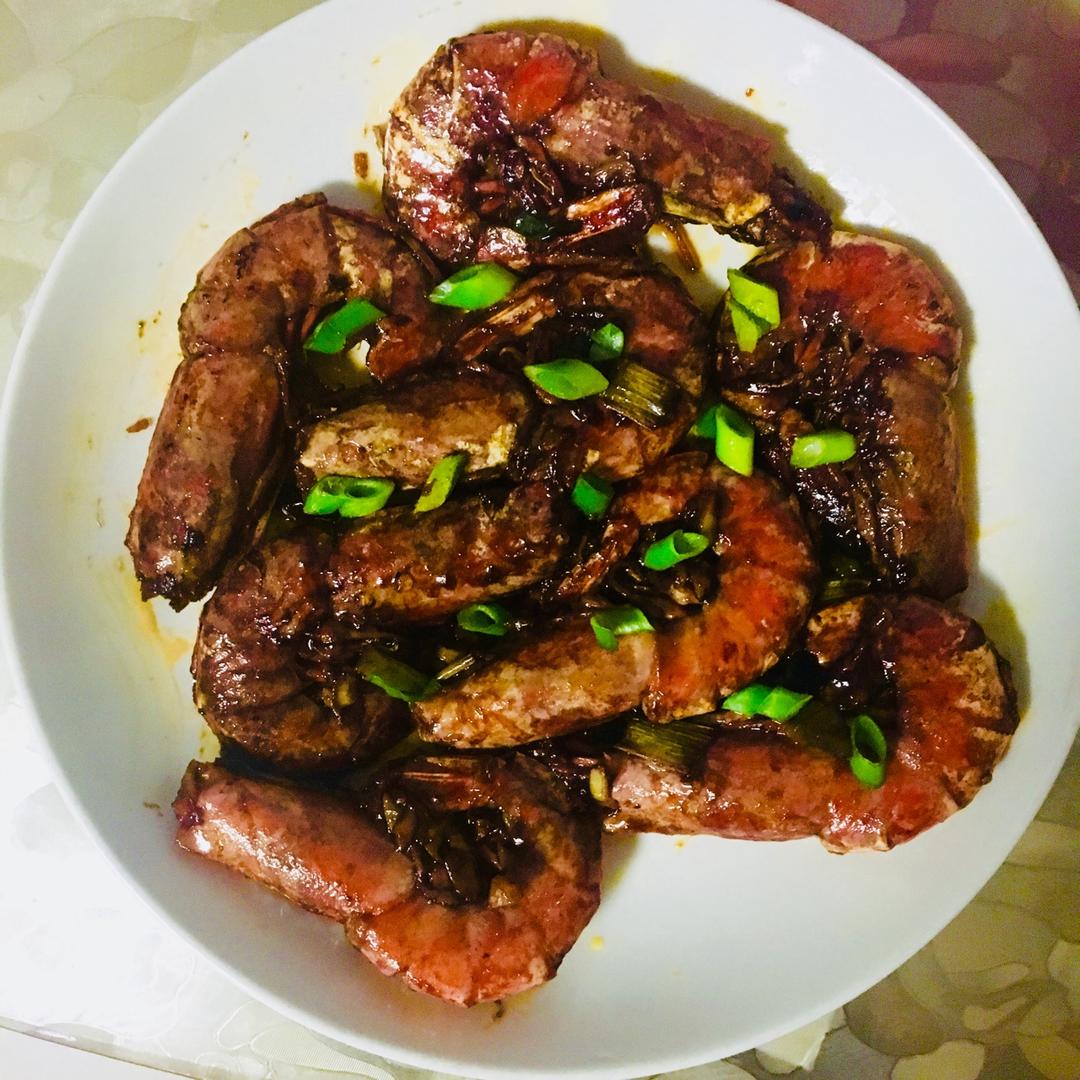 十分钟做好吃的红烧大虾