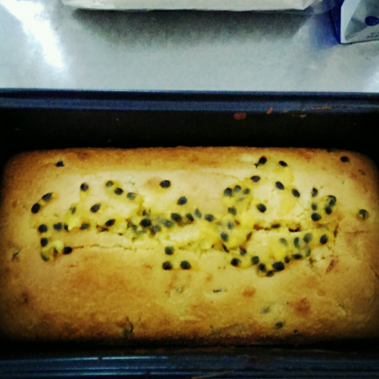 轻盈百香果磅蛋糕