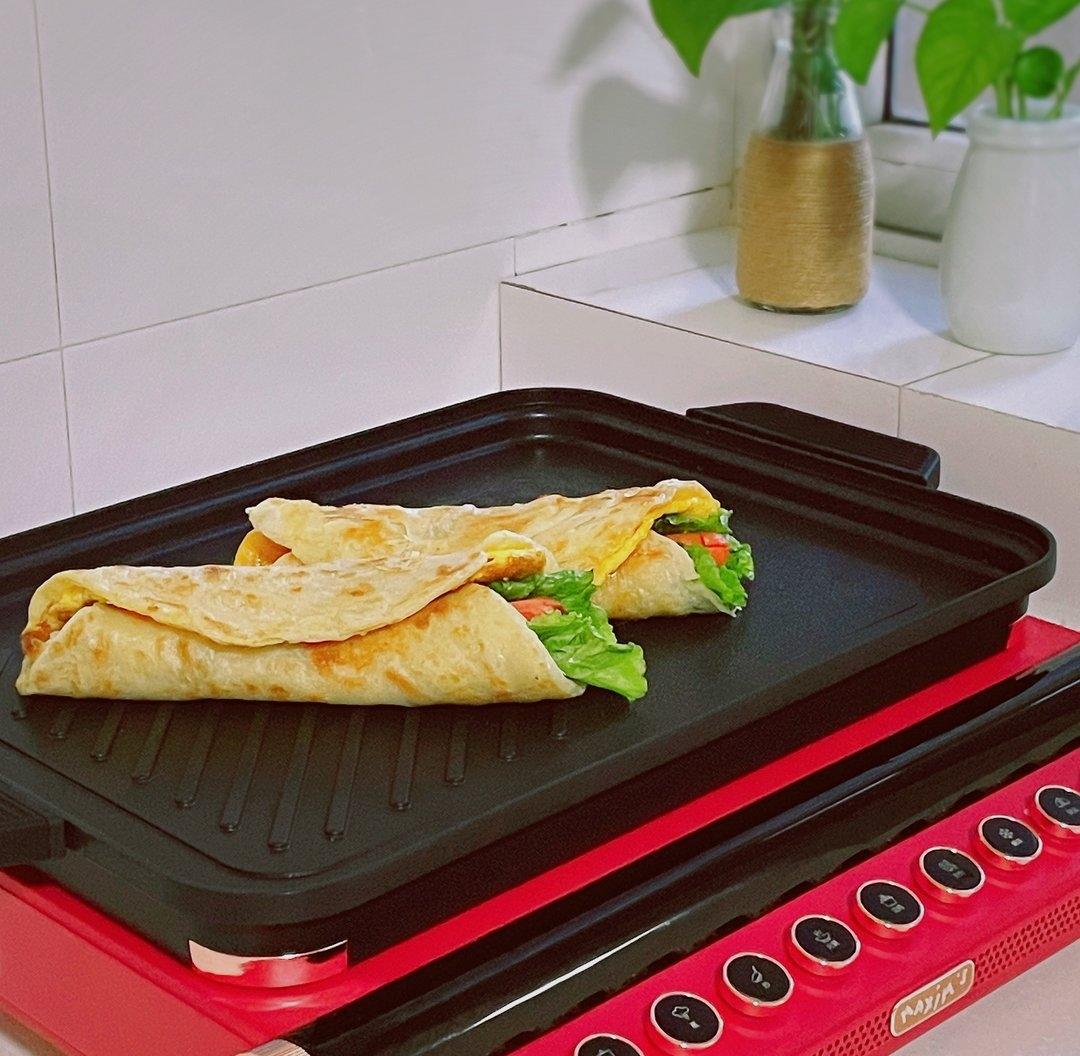 简单早餐手抓饼|马克西姆多功能锅的做法