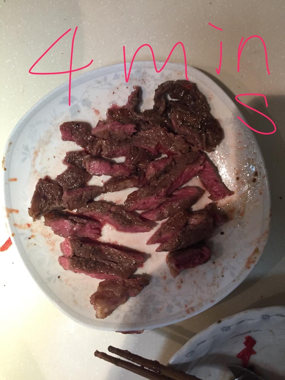 黑椒眼肉牛排（平底锅煎）