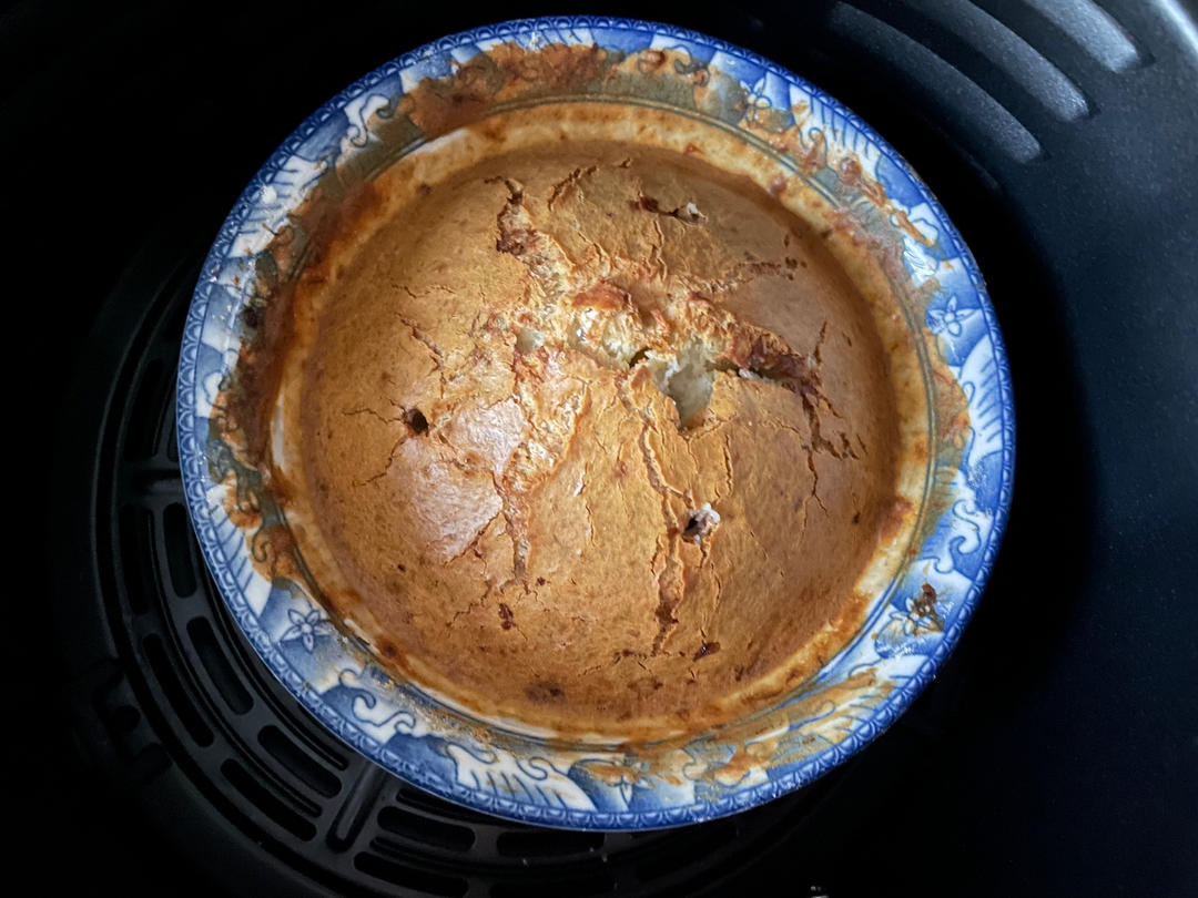 香蕉粘米粉小蛋糕——空气炸锅版