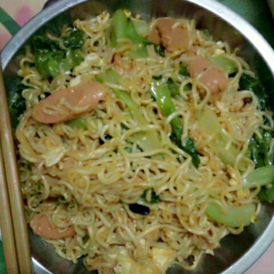 鸡蛋青菜炒面（宝宝面）