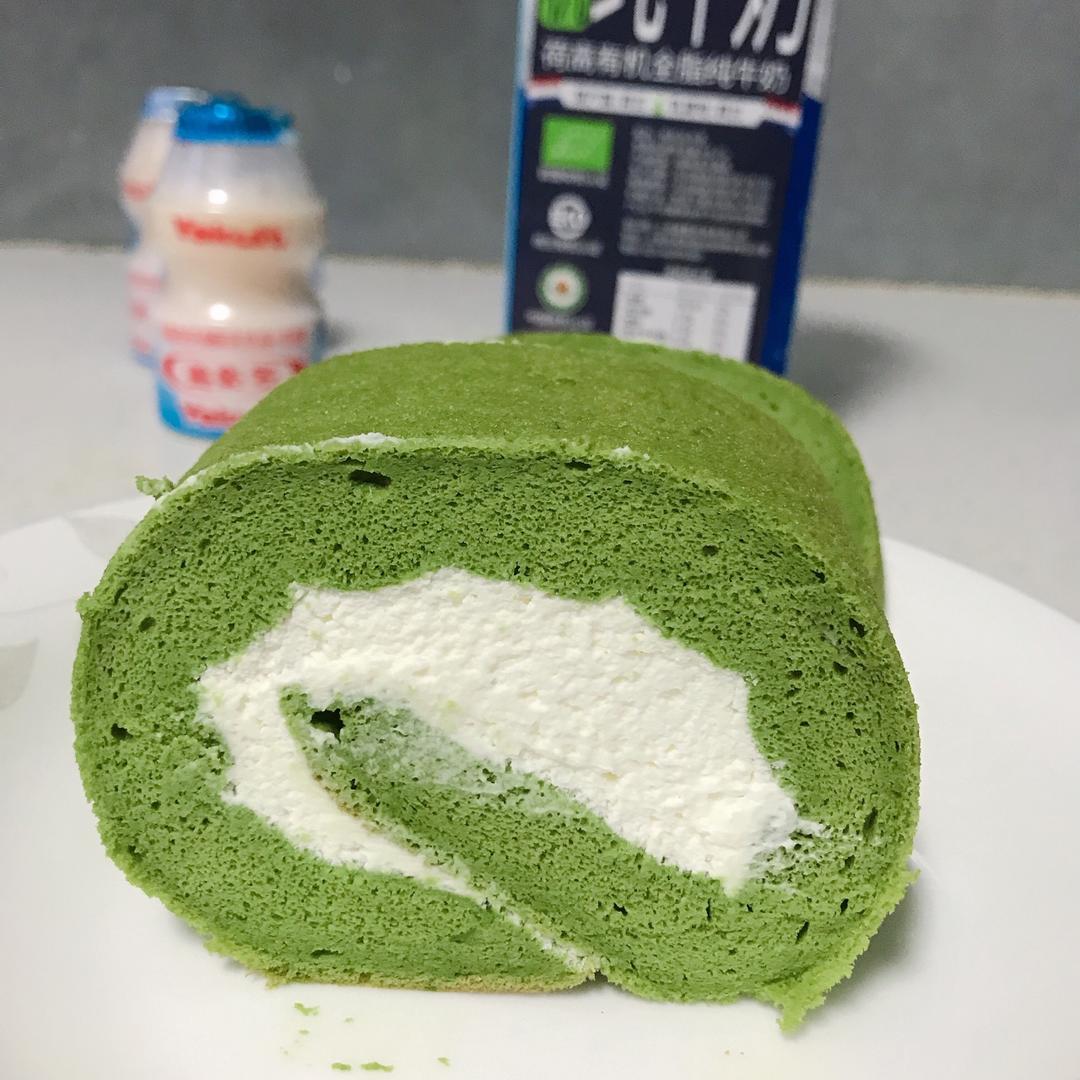 抹茶蜜豆蛋糕卷