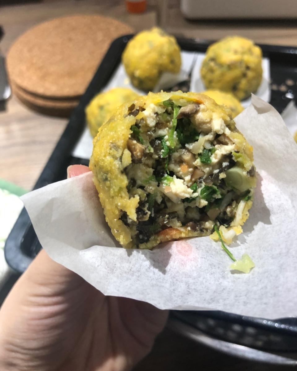 不用和面不用包的菜饽饽