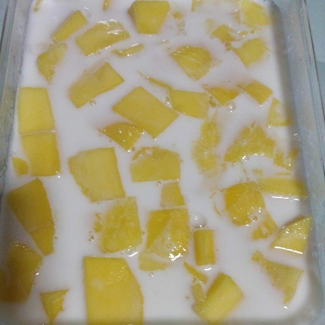 芒果牛奶果冻