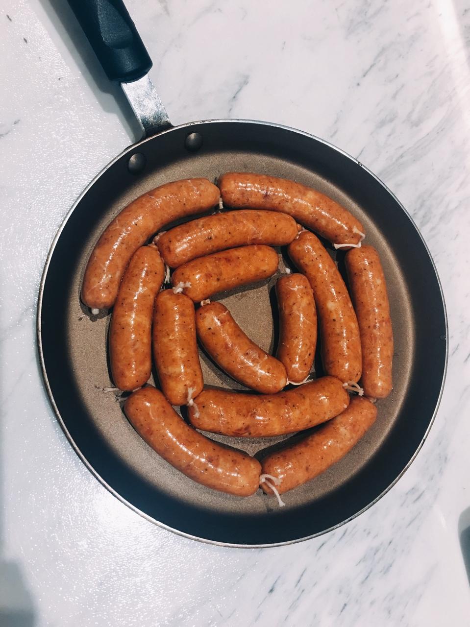 自制奥尔良风味手工小香肠