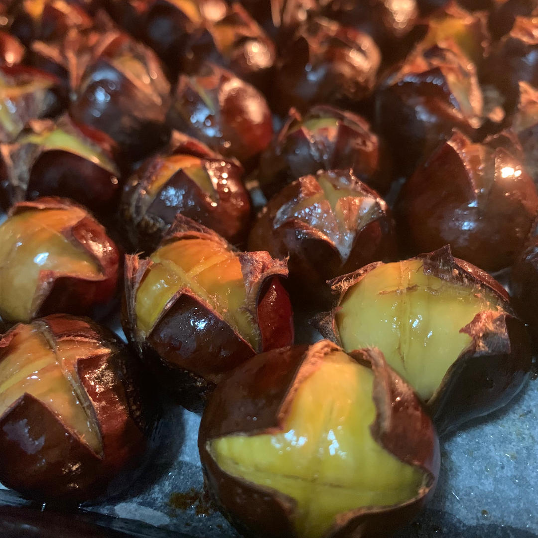 ‼️香甜软糯‼️轻松好剥㊙️烤箱版糖炒栗子