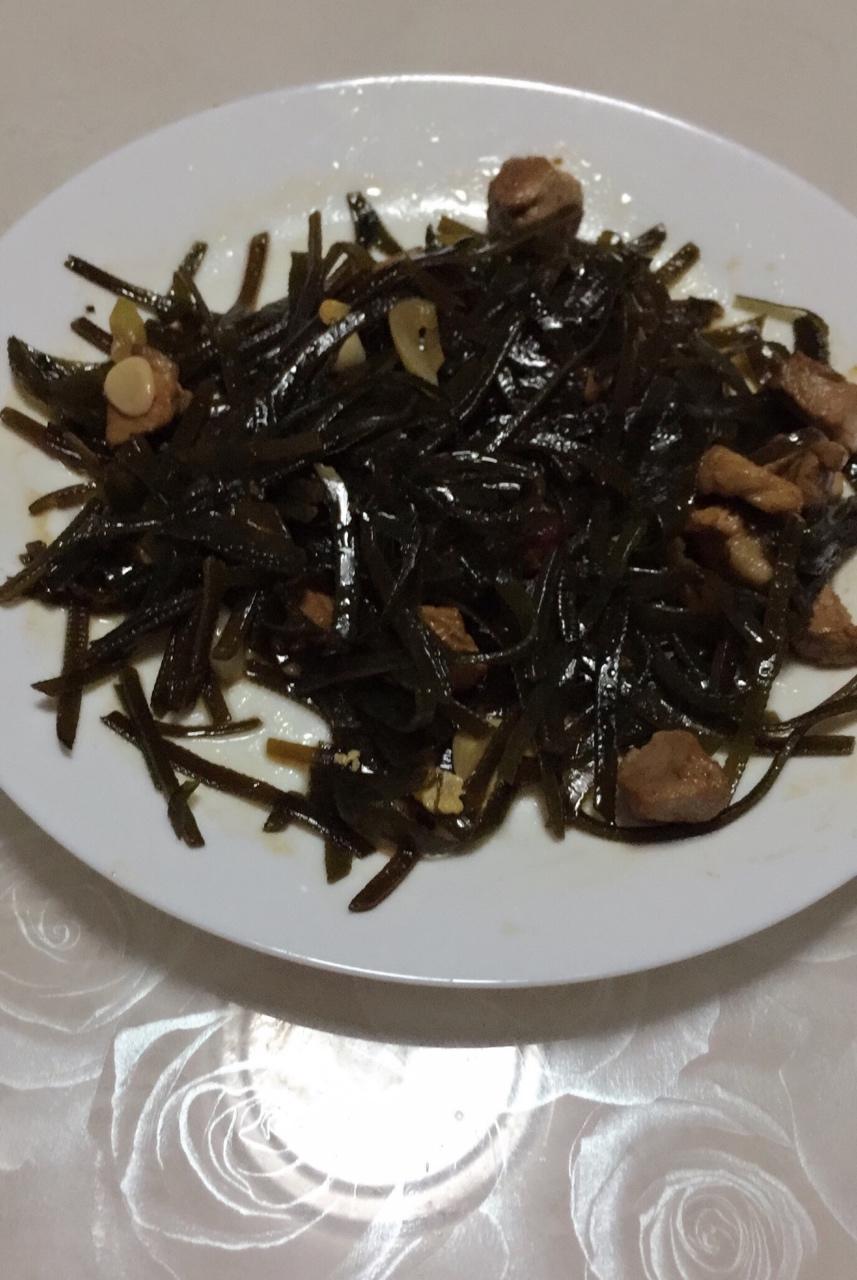 海带炒肉丝