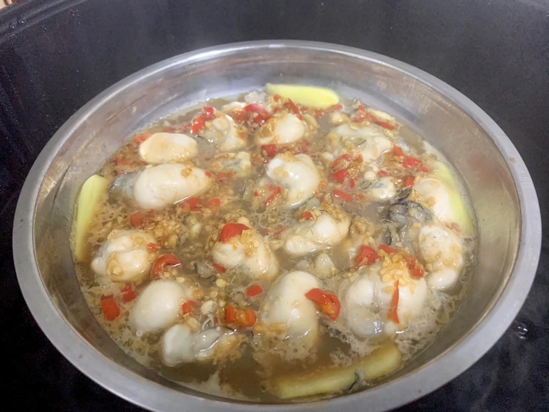 蒜蓉粉丝蒸蚝仔牡蛎肉